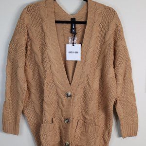 Agnes and Dora Boyfriend Cardigan - Camel - Multiple sizes available